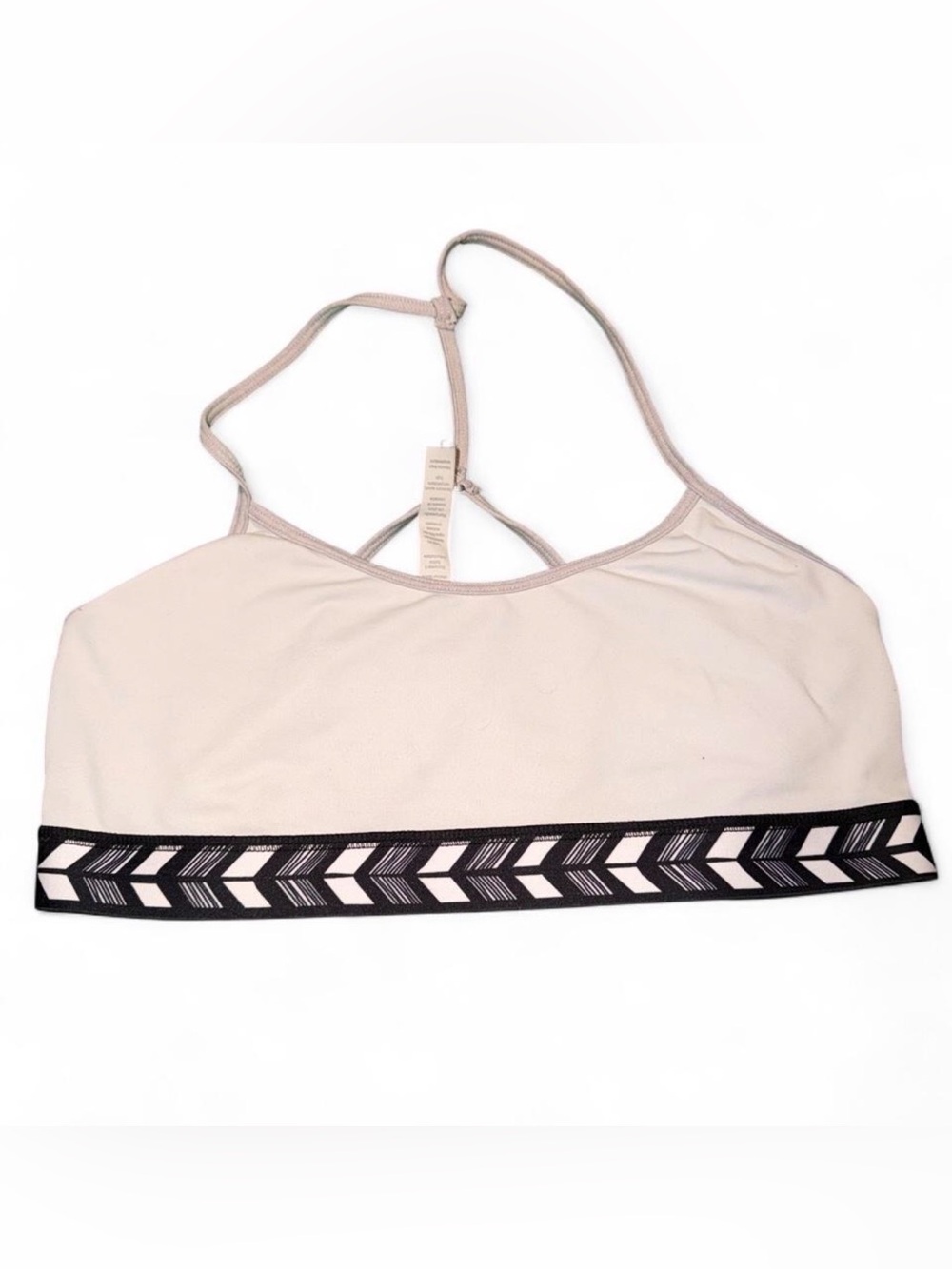 ALO Yoga Strappy Sports Bralette with Chevron Band